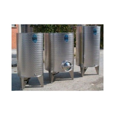 Cisterna cu capac flotant Aria S inox 4000 l cu usa de vizitare rectangulară