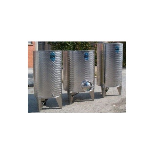 Cisterna cu capac flotant Aria S inox 5000 l cu usa de vizitare 400 mm