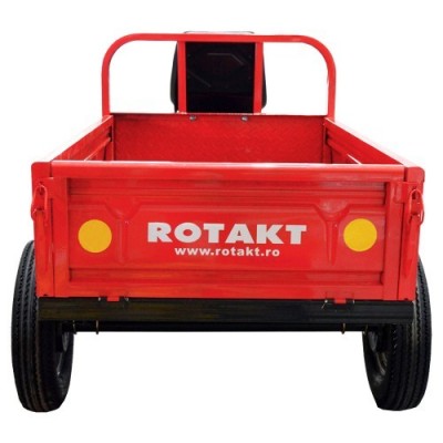 Remorca motocultor ROTAKT REM500, capacitate maxim 500 KG, basculabila