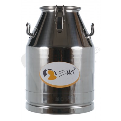 Bidon colectare EMT 30 L, inox, cu clipsuri de prindere si capac